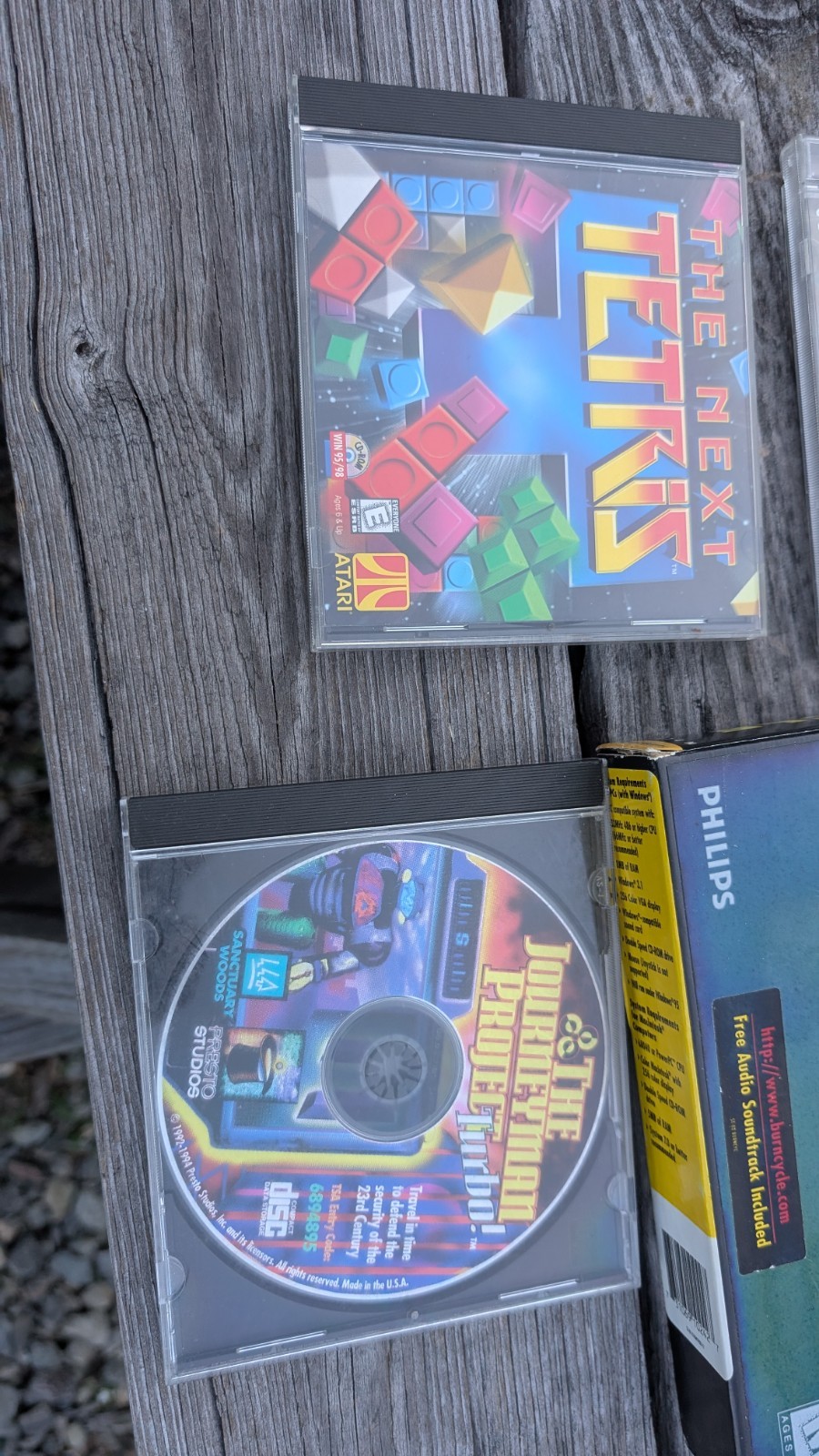 6 PC games, For 90s-00s Windows PC (syberia, burn cycle, Pacman, Tetris, & More)
