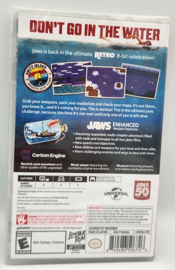 Jaws Retro Edition Switch Brand New Game ( 2026 Action & Adventure )