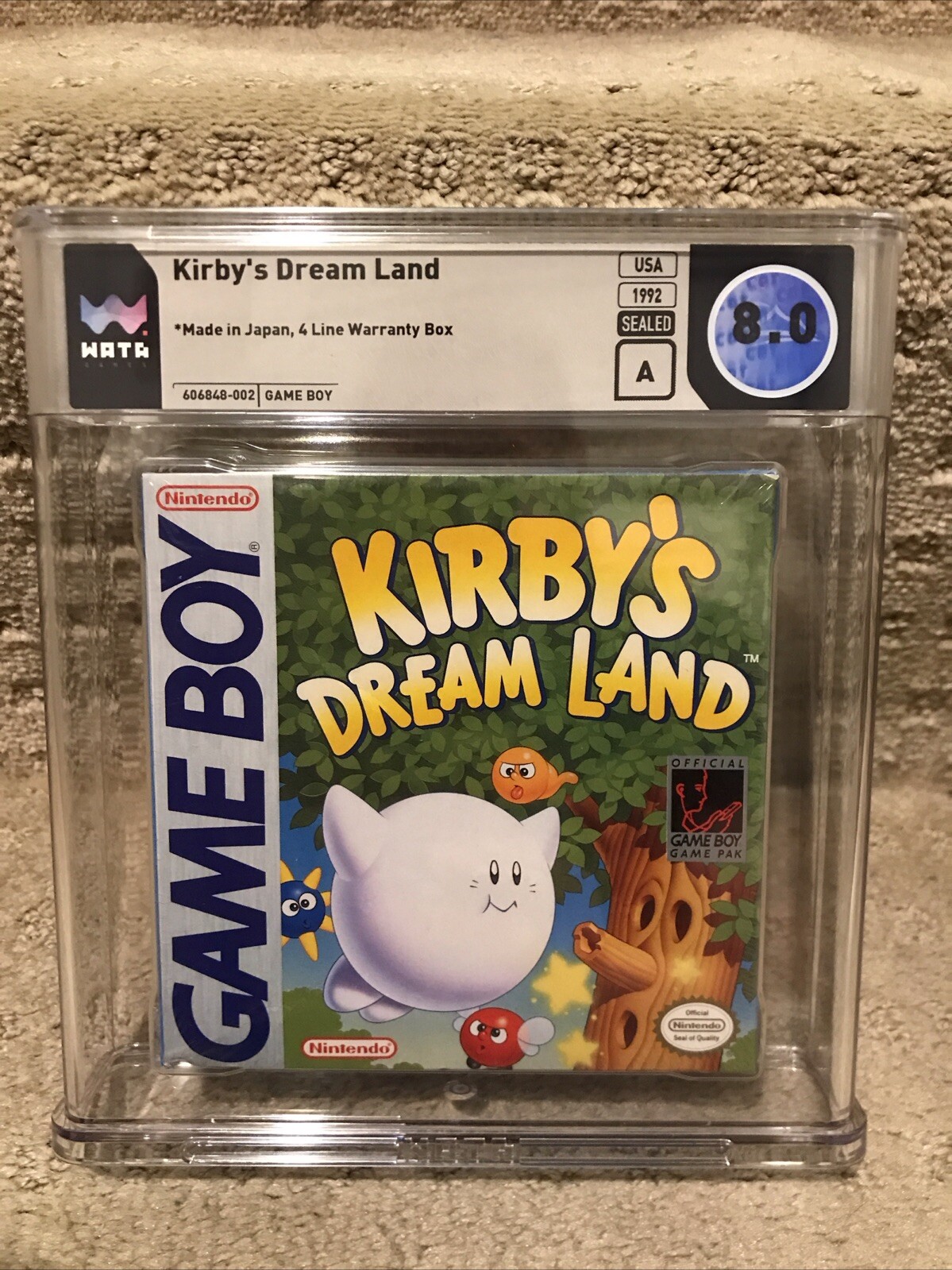 Kirby’s Dream Land (Nintendo Game Boy, 1992) Sealed New Wata 8.0 A