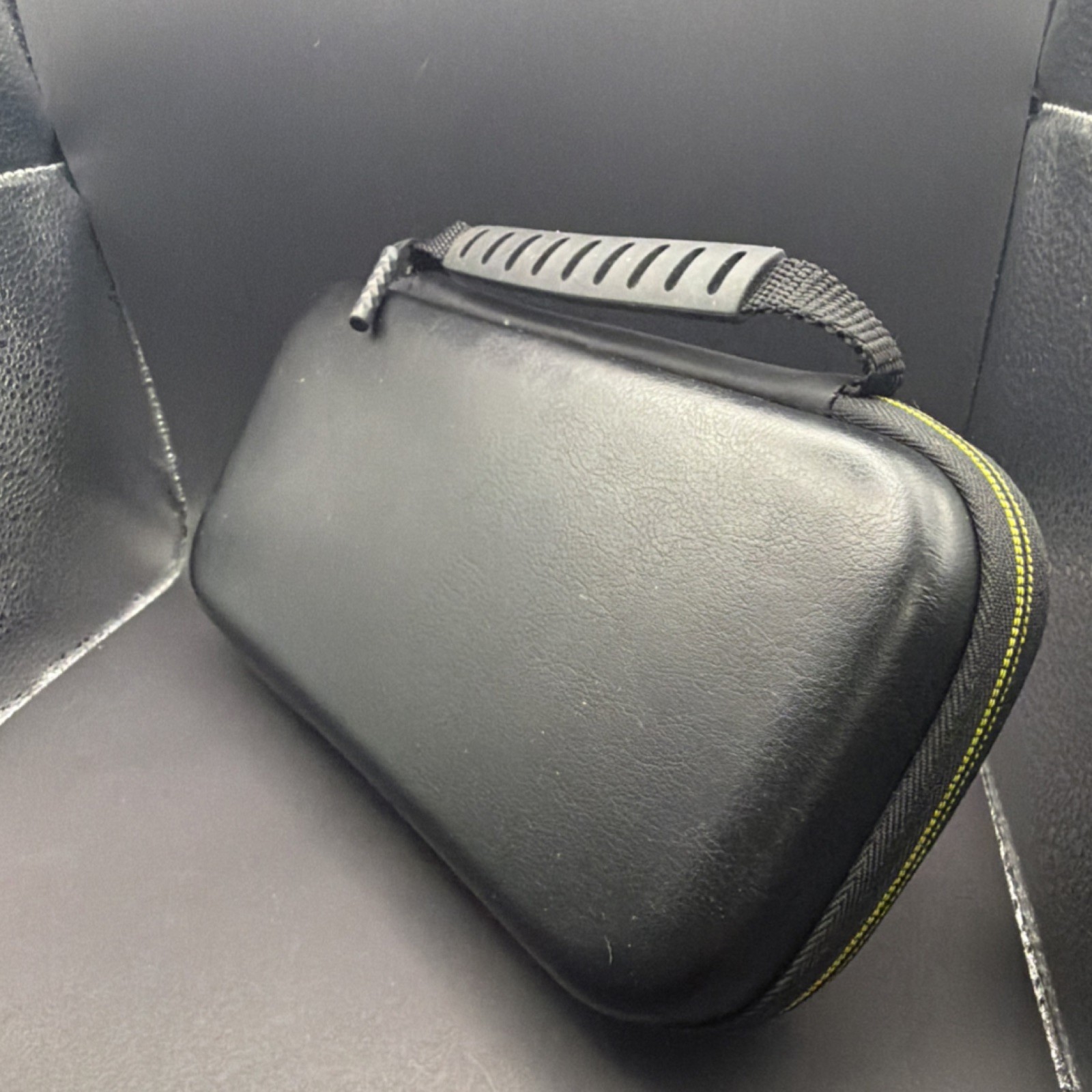 Nintendo Switch Black Yellow Star Design Padded Hard Shell Carrying Case 2023
