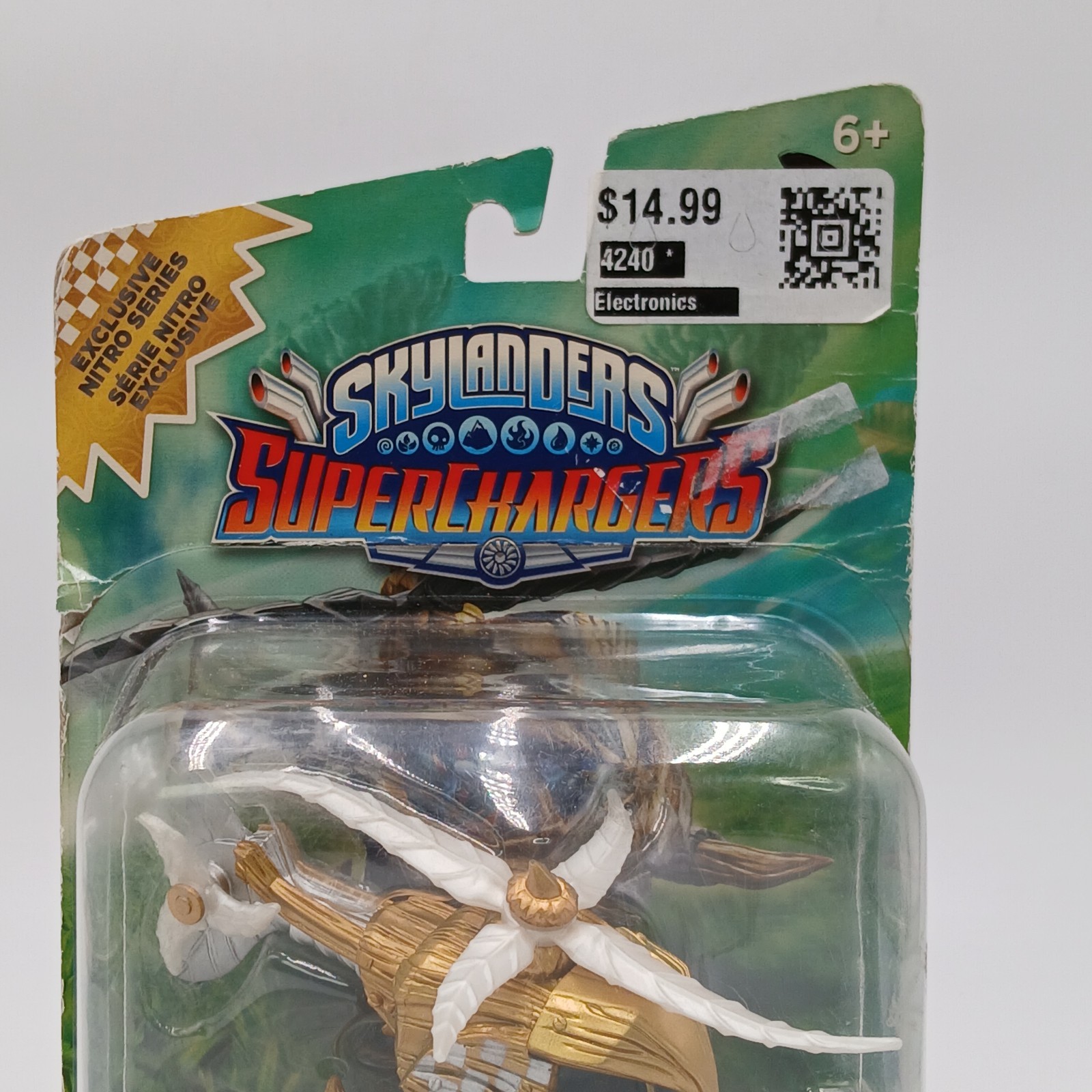 Skylanders SuperChargers Nitro Stealth Stinger Sky Vehicle Life Vie FLAW READ