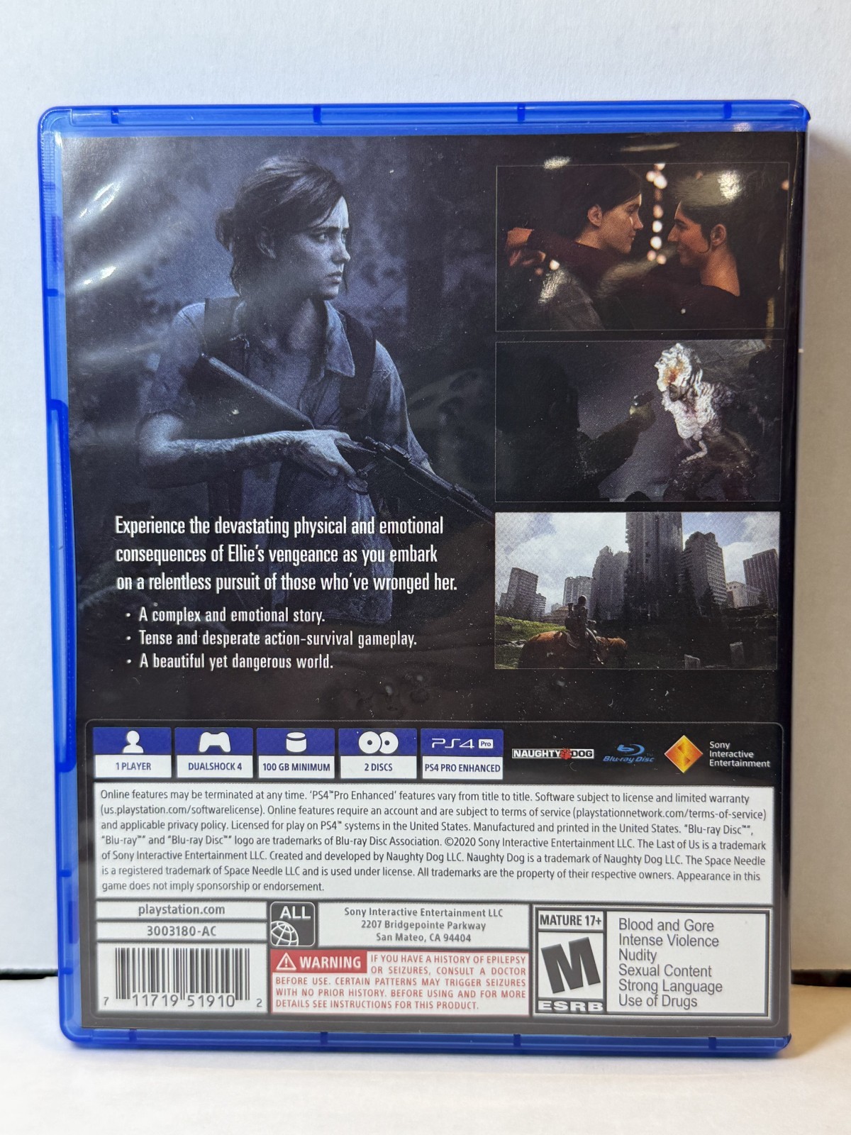 The Last of Us Part II – Sony PlayStation 4 Tested Free Shipping