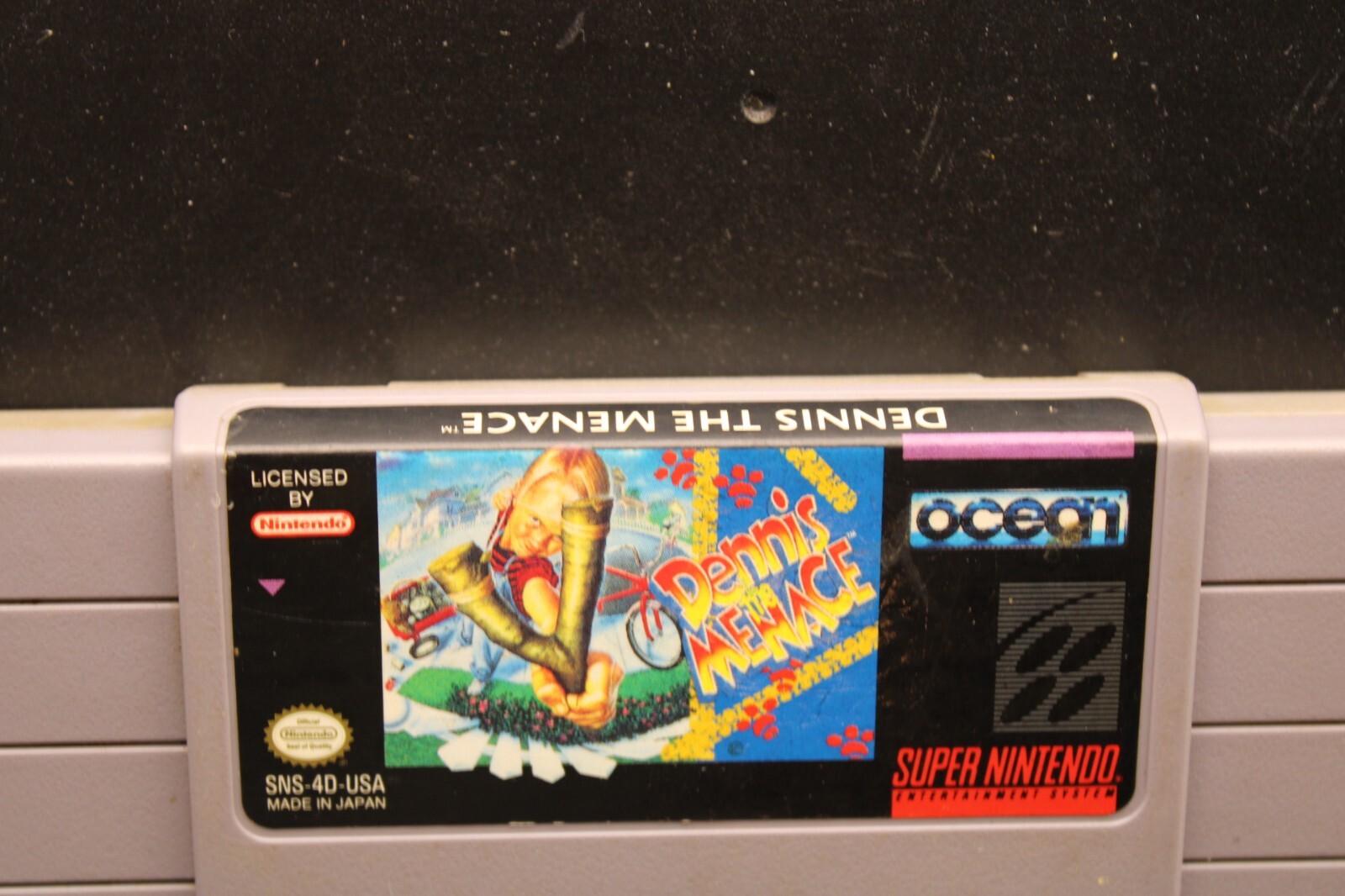 Dennis The Menace Super Nintendo SNES Game Cart Only Tested Working