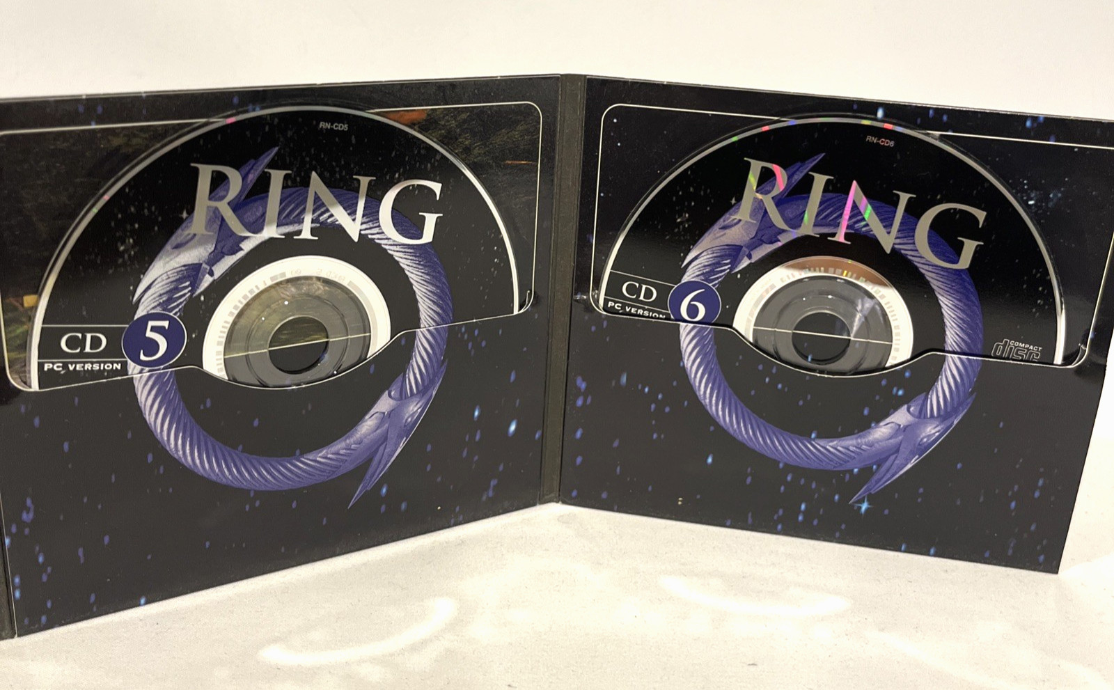 RING THE LEGEND OF THE NIBELUNGEN PC CD-ROM 6-DISC SET 1998 CRYO INTERACTIVE