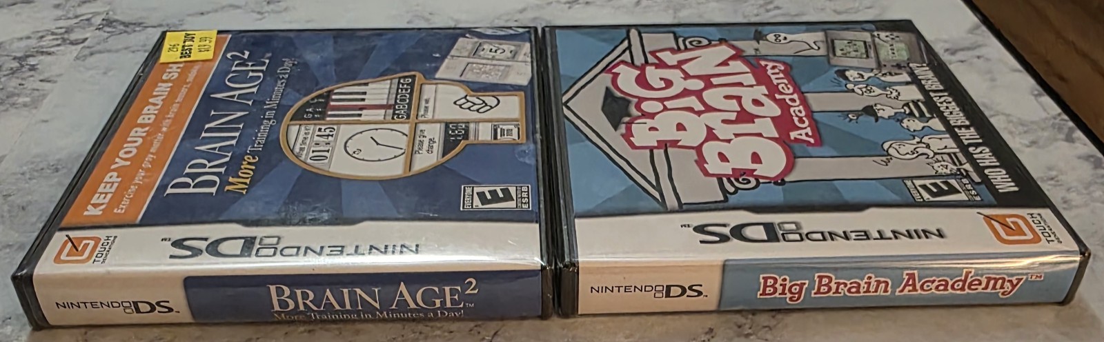 Brain Age 2 & Big Brain Academy Bundle (Nintendo DS) Lot of 2 – Brand New Sealed