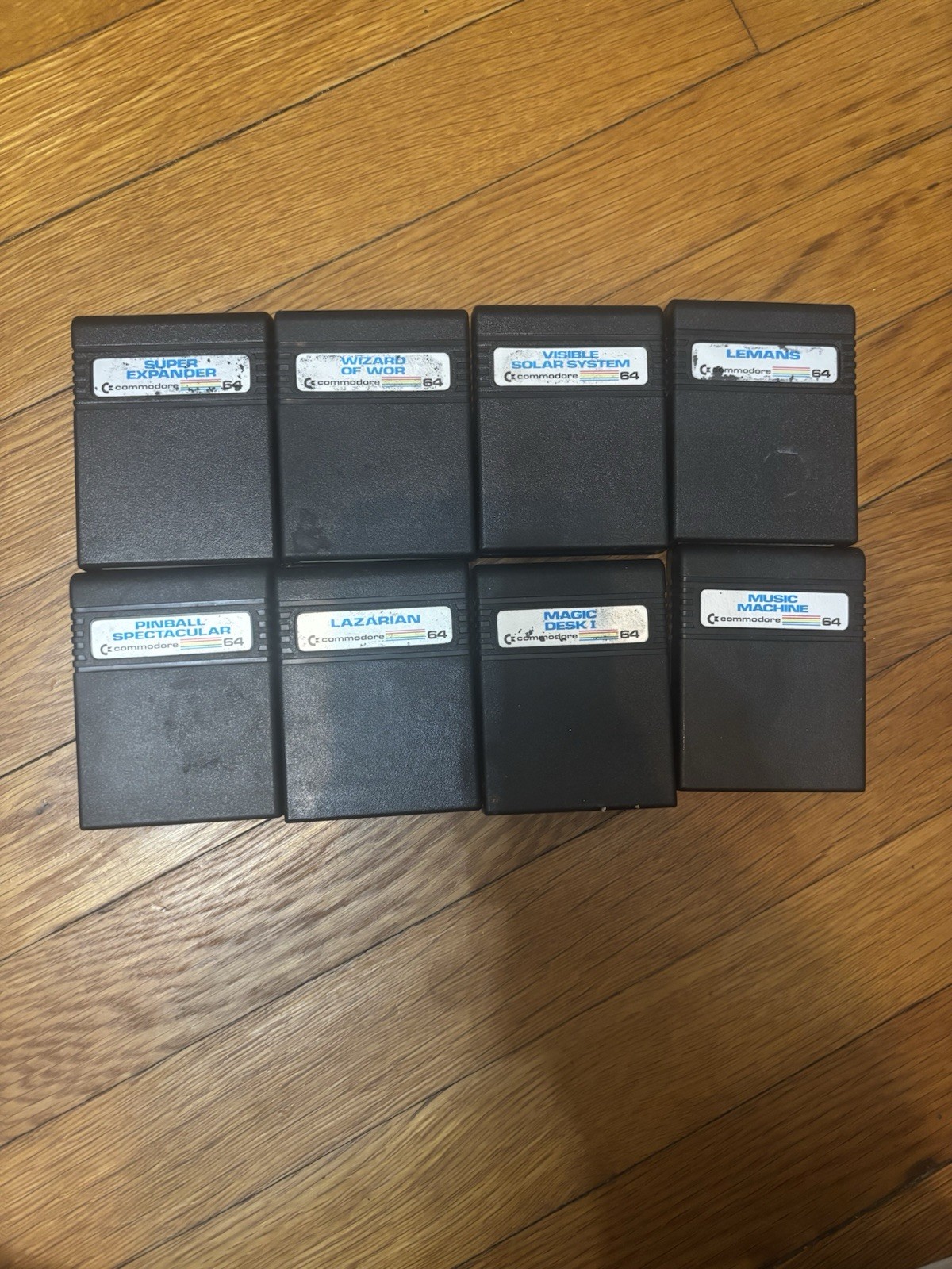 Commodore 64 Game and Utility Cartridge Lot