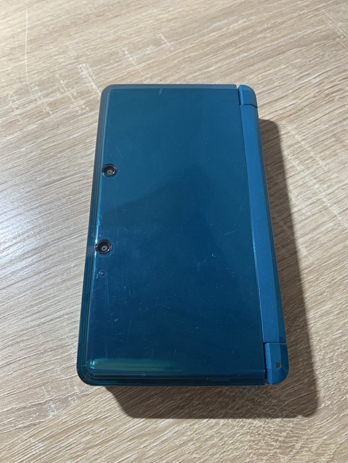 0711 Nintendo 3DS Aqua Blue Very Good TESTED 290g
