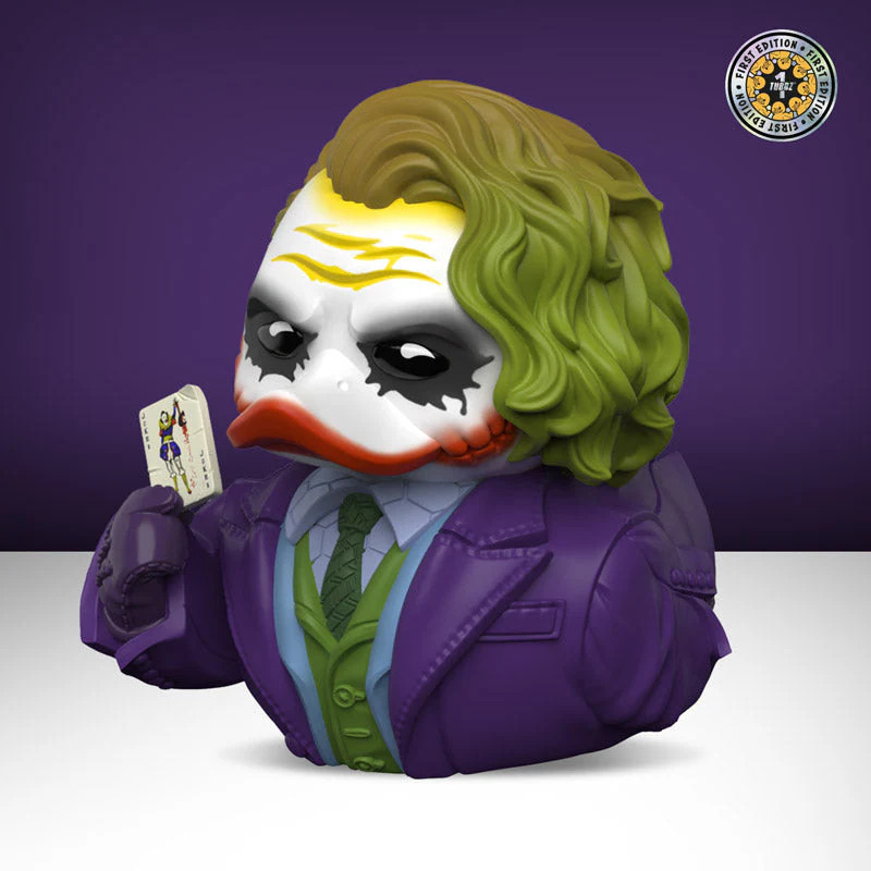 TUBBZ 1st Edition DC Comics JOKER The Dark Knight Official Duck Figure JEEP