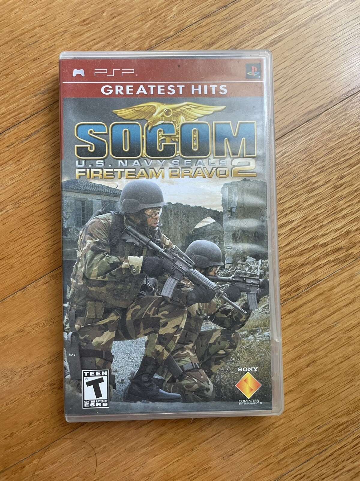 SOCOM: U.S. Navy SEALs Fireteam Bravo 2 Greatest Hits Sony PSP Complete in Box