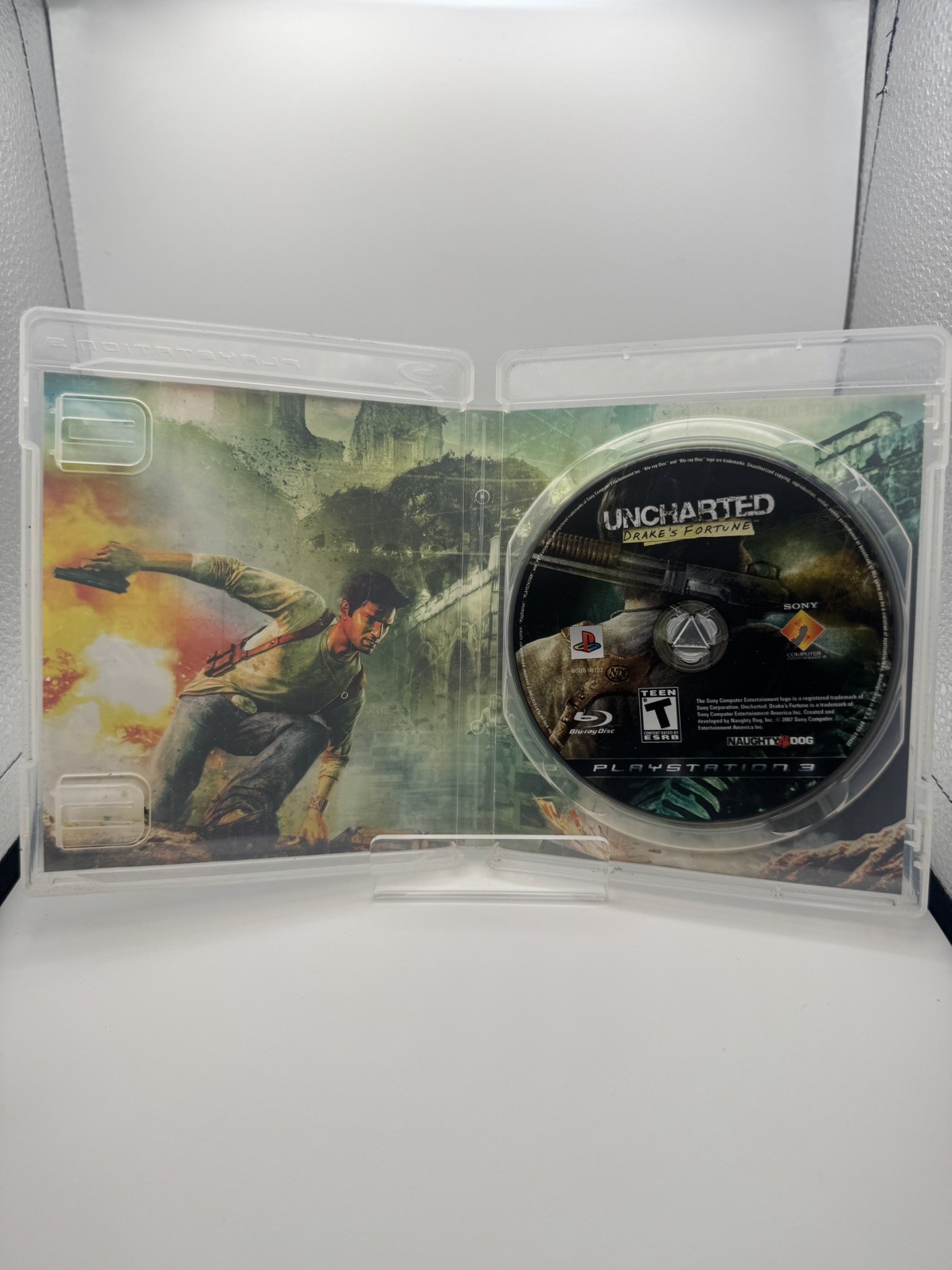 Uncharted 1, 2 & 3 (Sony PlayStation 3) Black Label Trilogy Complete w/ Manuals