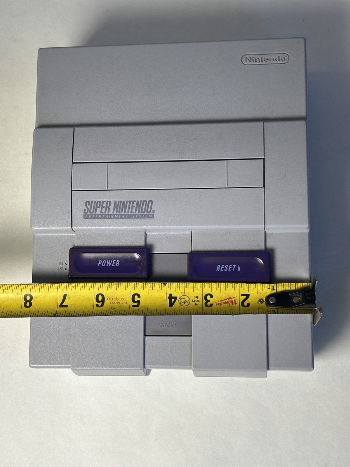 Super Nintendo Entertainment System SNES SNS-001 Console W Mario World All OEM
