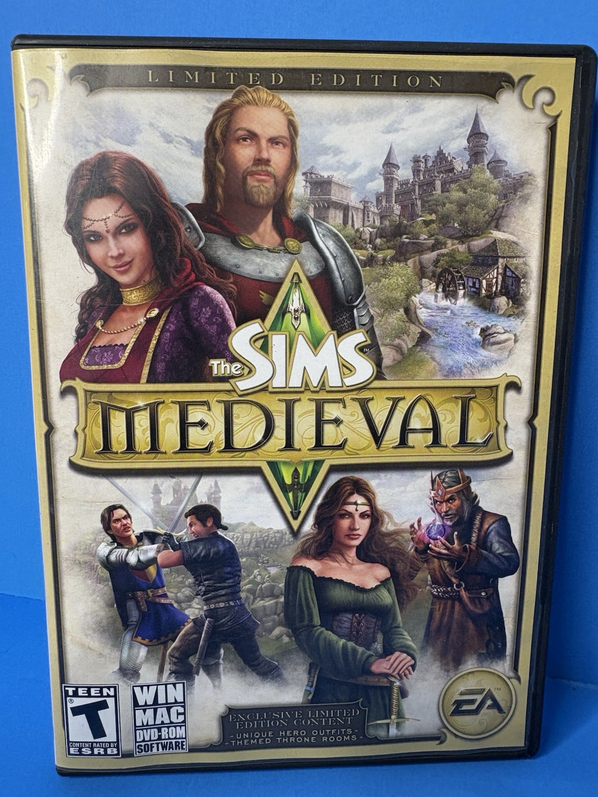 The Original Sims PC CD-ROM Lot Vanilla Game + 4 Expansion Sets Magic Medieval