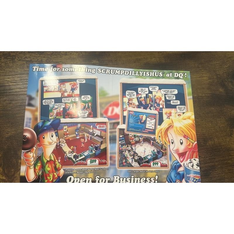 DQ Tycoon Dairy Queen PC Mac CD-ROM Game New Sealed GameMill Entertainment