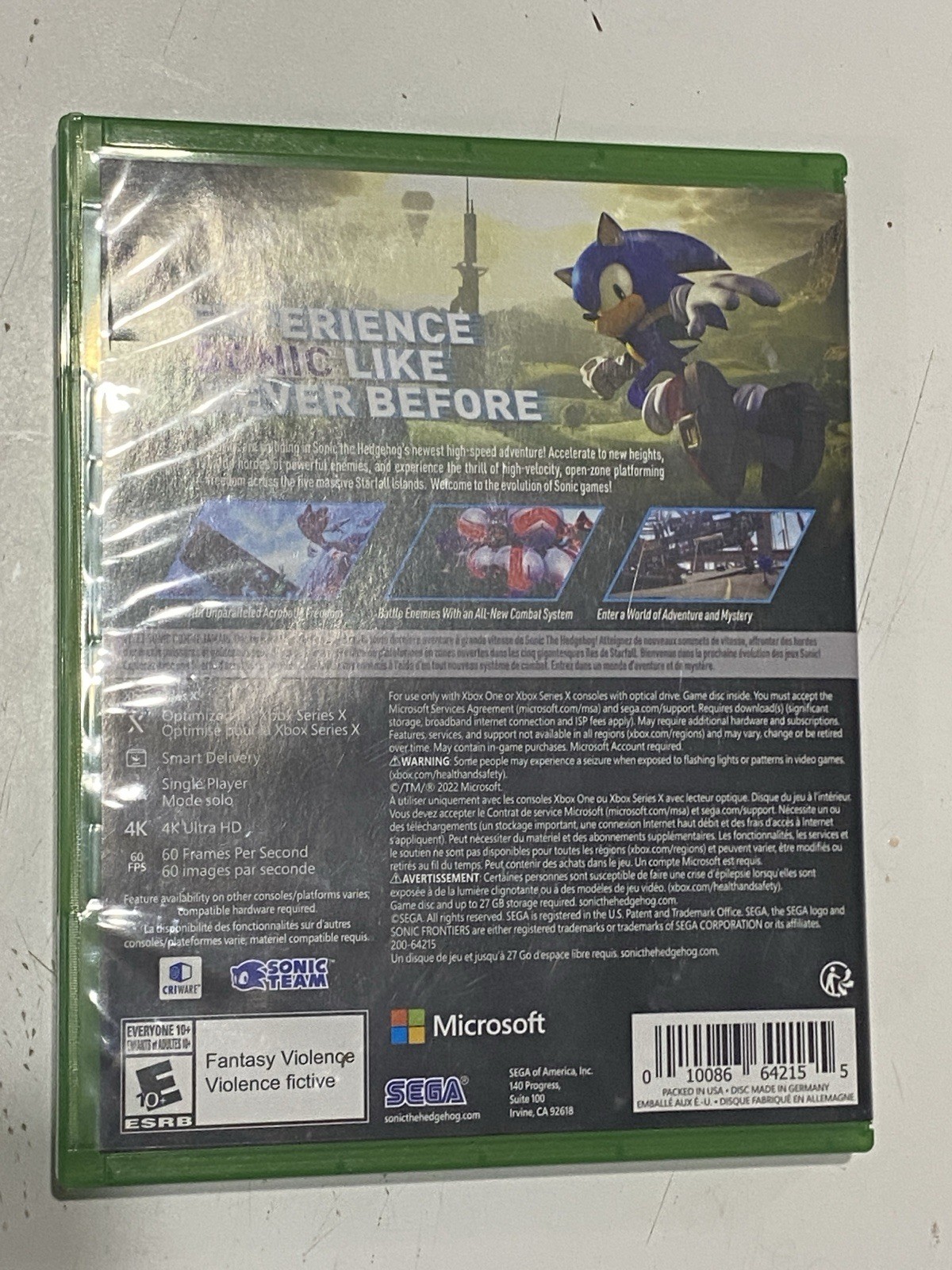 Sonic Frontiers: Xbox One/Xbox Series X