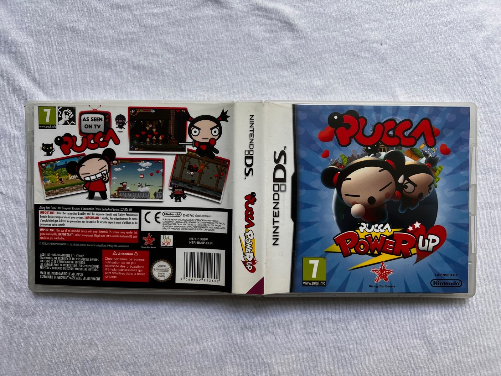 PUCCA POWER UP Nintendo DS Region Free UK, FR