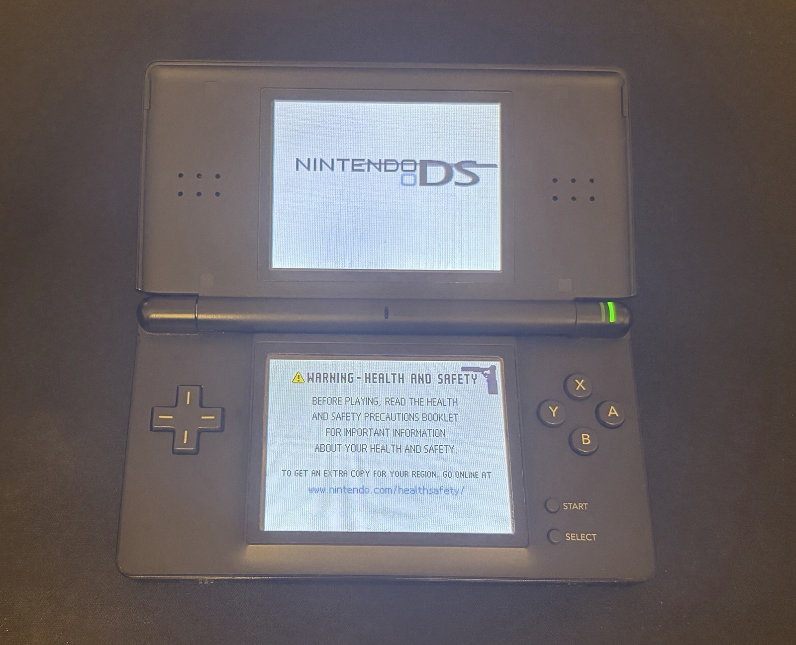 Nintendo DS Lite Onyx Black Handheld Console System READ DESCRIPTION