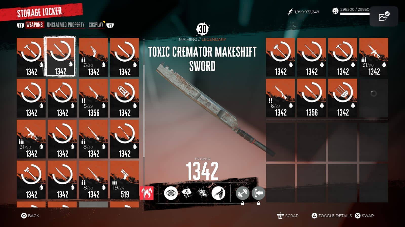 2 Millons Money , weapons mods LV 30 Dead Island 2 ps5, ps4 ( no game)