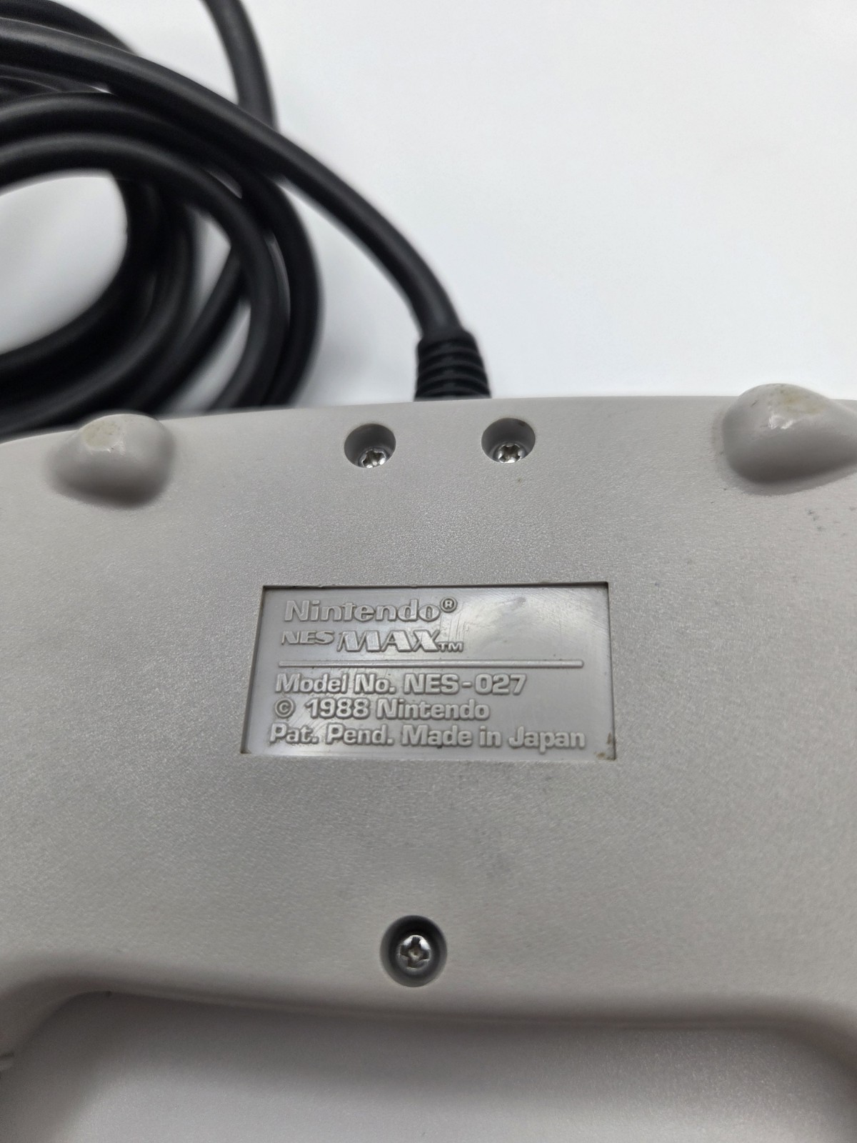 Nintendo NES Max Turbo Controller NES‑027 OEM – Authentic – Cleaned & Tested