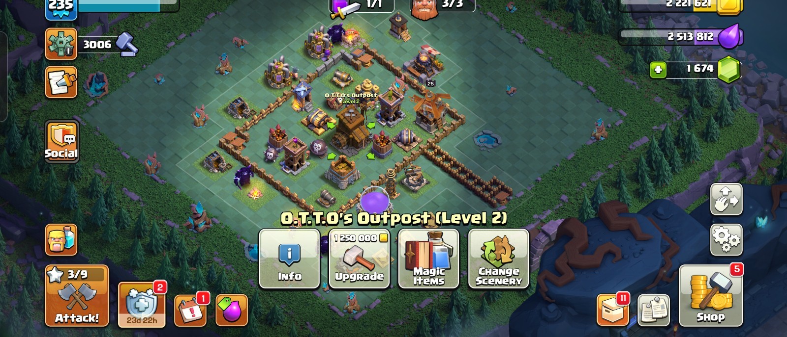 COC TH18 🔥NEW Base & Heroes 86-99-73-75-43-1, CROSSOVER SCENERY 2K NAME CHANGE