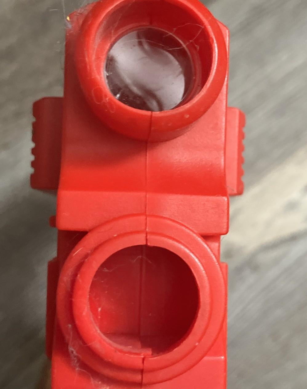 Nuby Virtual Gun Light Gun Controller NB-278 Wired Red Console Accessory Plastic