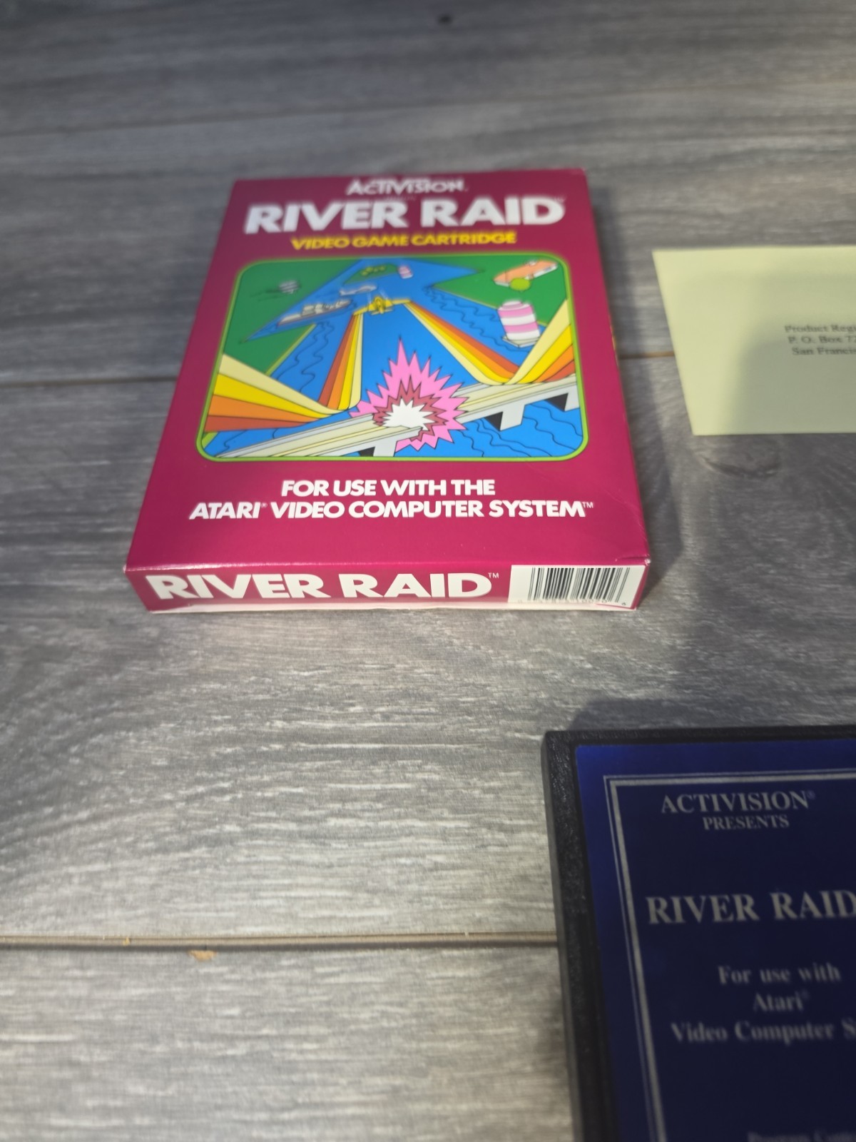 River Raid (Atari 2600) CIB Complete In Box W/ Manuals & Inserts – Tested