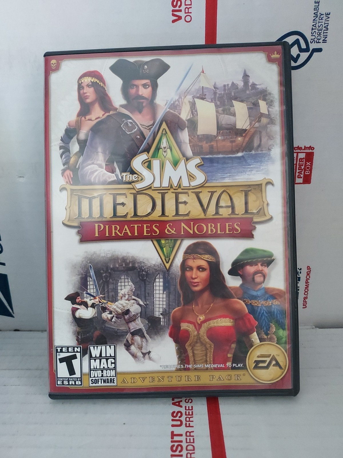 Sims Medieval: Pirates & Nobles (Windows/Mac, 2011) Used No Key Code – T6#2