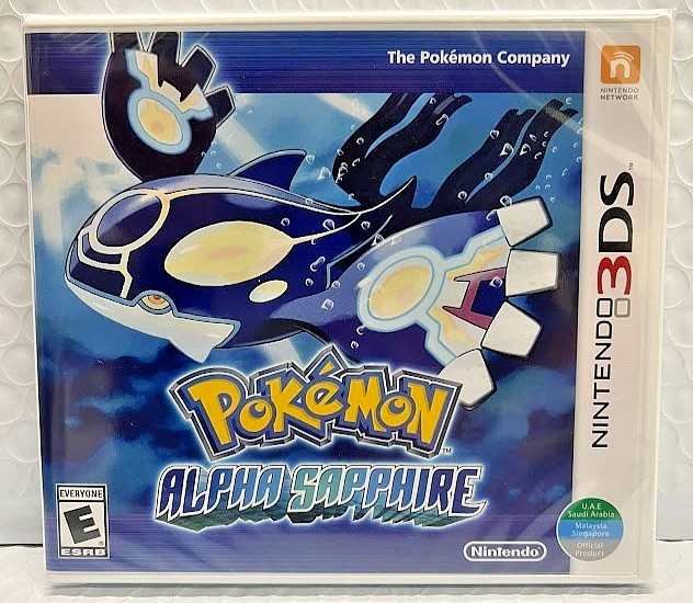 Pokemon: Alpha Sapphire + Omega Sapphire 3DS Brand New Game Bundle (2014 RPG)