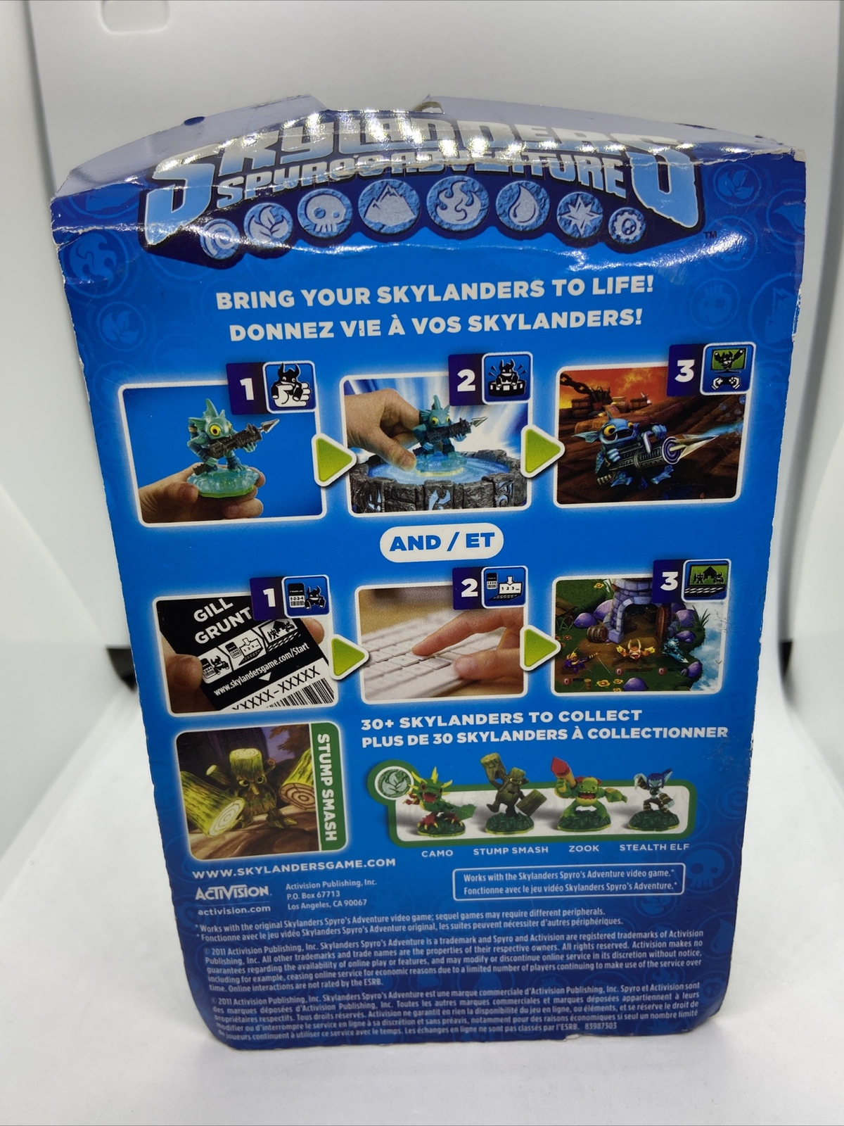 NEW – Skylanders Spyros Adventure – Stump Smash – Brand New Sealed NICE HTF