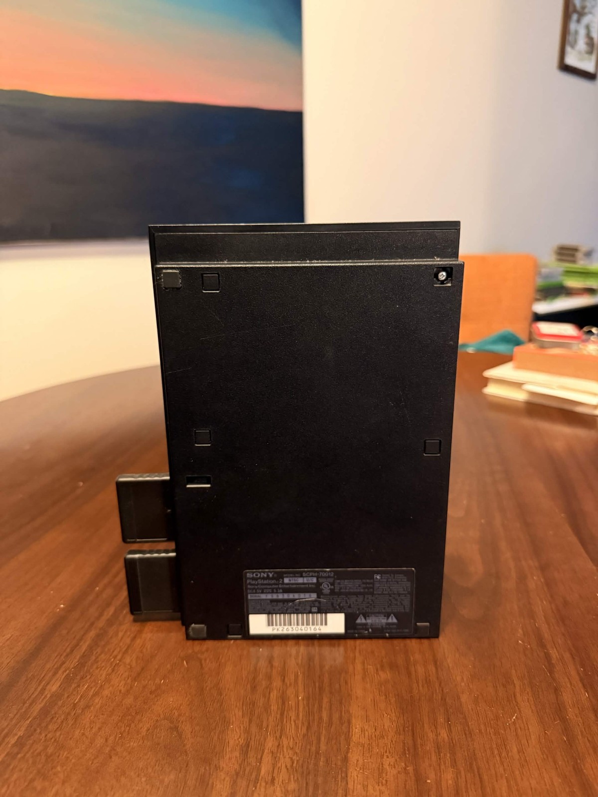 PS2 Slim Black Console – 2 Controllers / HDMI Upscaler / 256mb Card / FMCB Hack