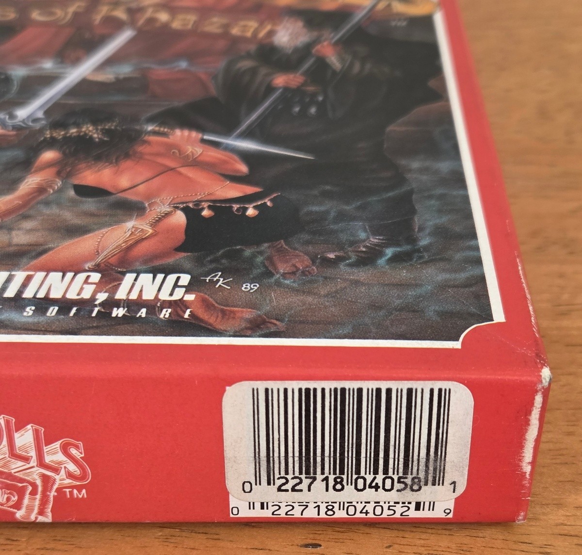 Tunnels Trolls Crusaders Khazan IBM PC Big Box Game 3.5″ Complete CIB 1990 Map