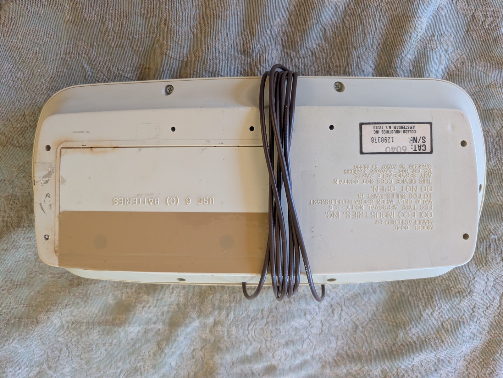 Vintage 1977 Coleco Telstar Alpha Console – Tennis/ Hockey/ Handball AS IS