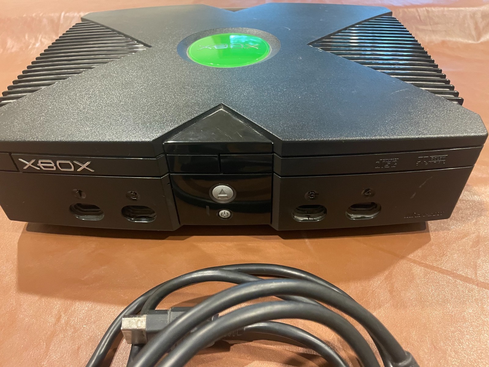 Original Microsoft Xbox Console-2 Controllers-Play & Charge Kit-MadKatz RF Adapt