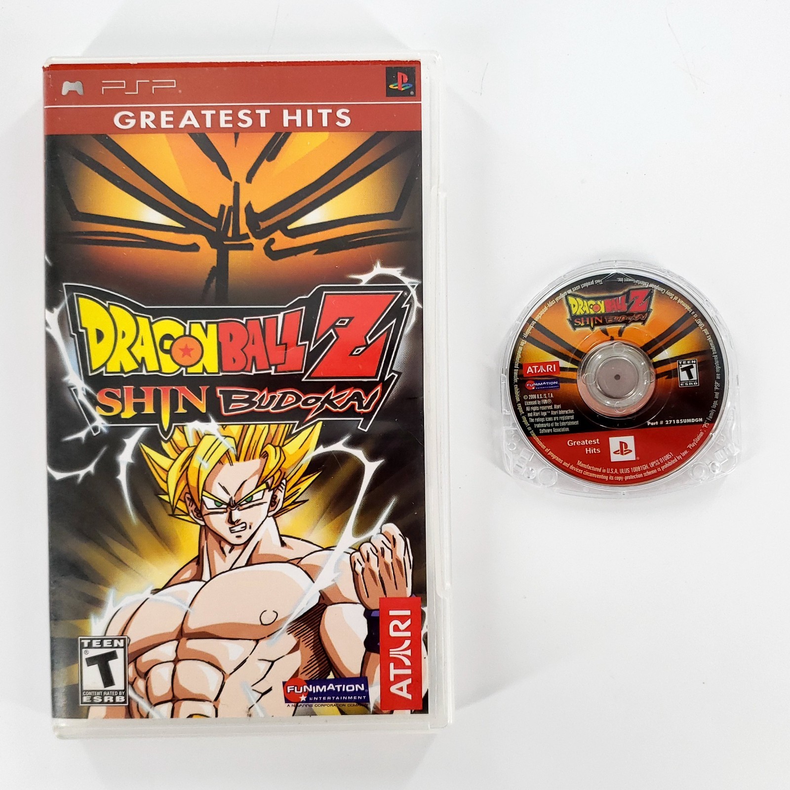 Dragon Ball Z: Shin Budokai (Sony PSP, 2006) No Manual Tested & Works