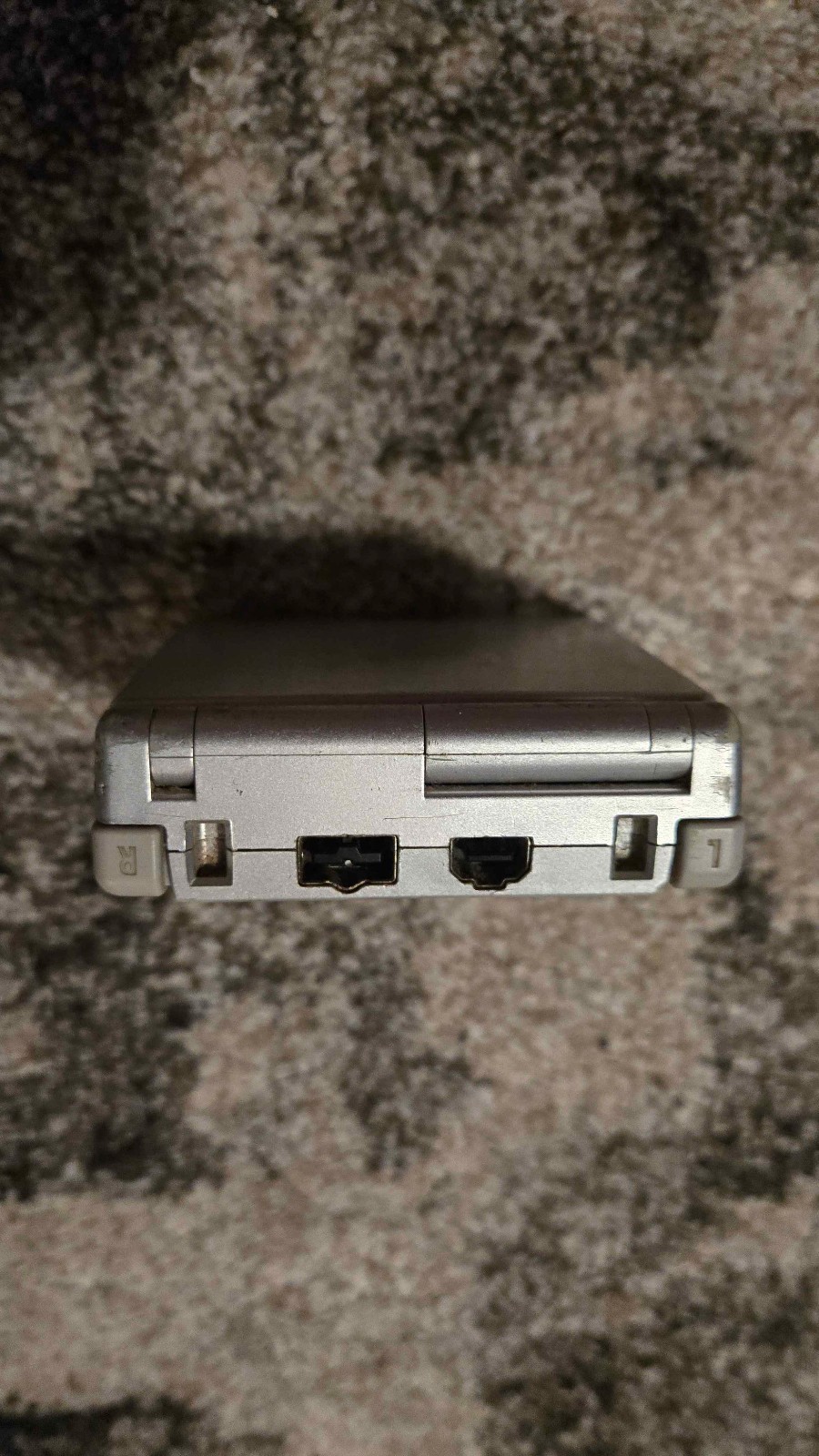 Nintendo Game Boy Advance SP Handheld System – Silver – No Charger