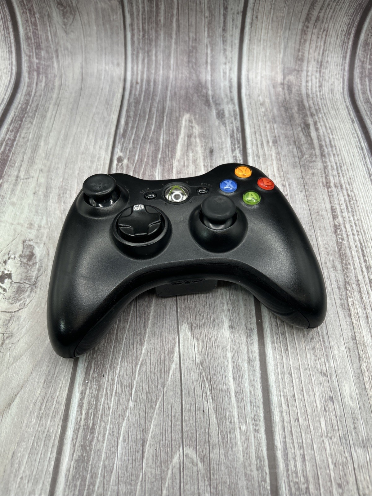Xbox 360 Controller Black And Gray (Tested, Works) Batteries Required