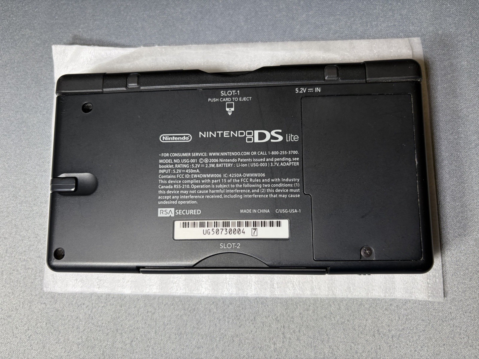 Nintendo DS Lite Crimson Red Black Handheld Console Complete Great Condition