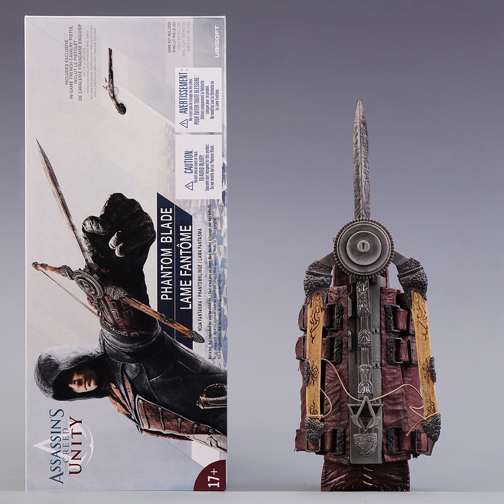 Assassin’s Creed Unity Cosplay 1:1 Hidden Blade Arno Victor Dorian GAME Toy Gift