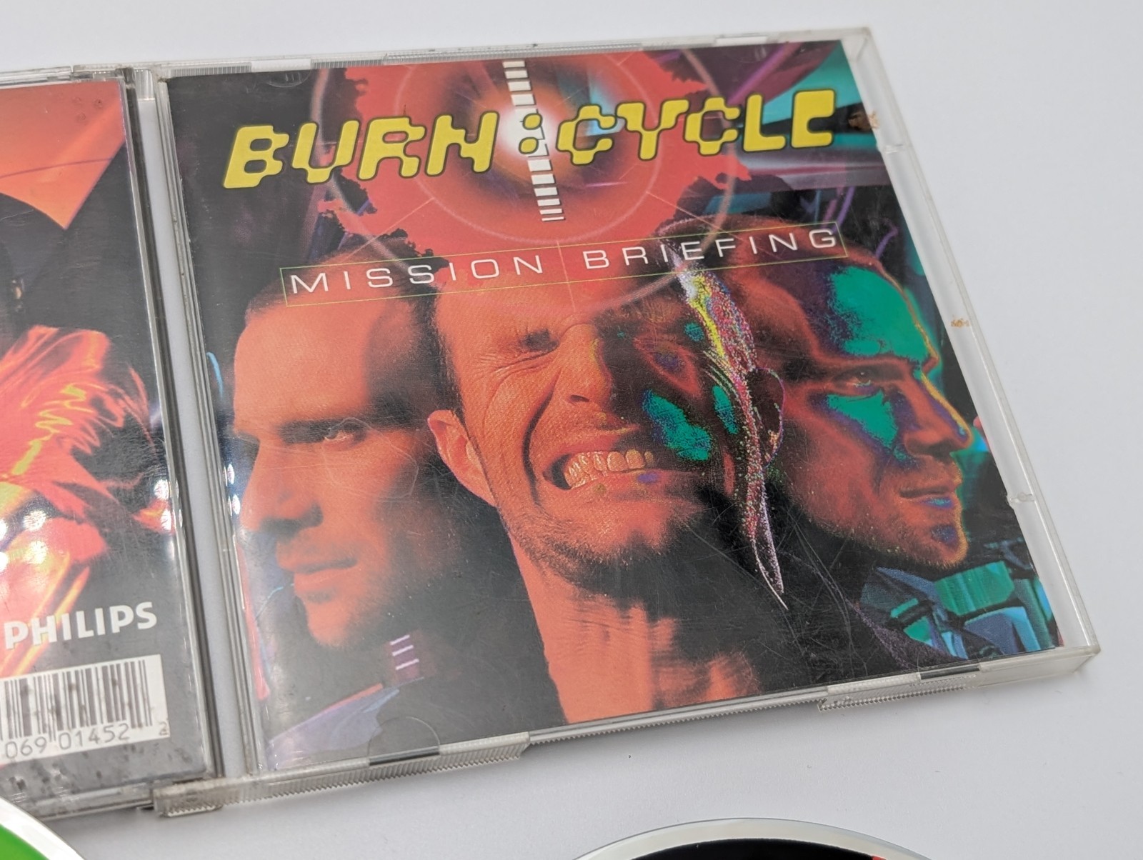 Burn:Cycle Philips CD-i PAL 1994 Philips Interactive Media Complete w/ MusicDisc
