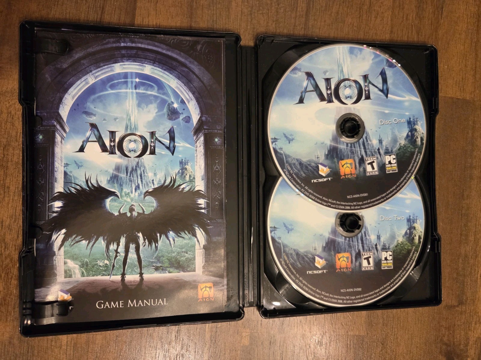 Aion (PC, 2009 CIB Steelbook Case) 2 Disc Set