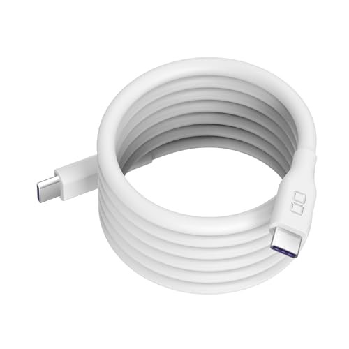 CIO Soft Spiral Silicone Cable CtoC Type-C/USB-C Fast Charging with Magnetic