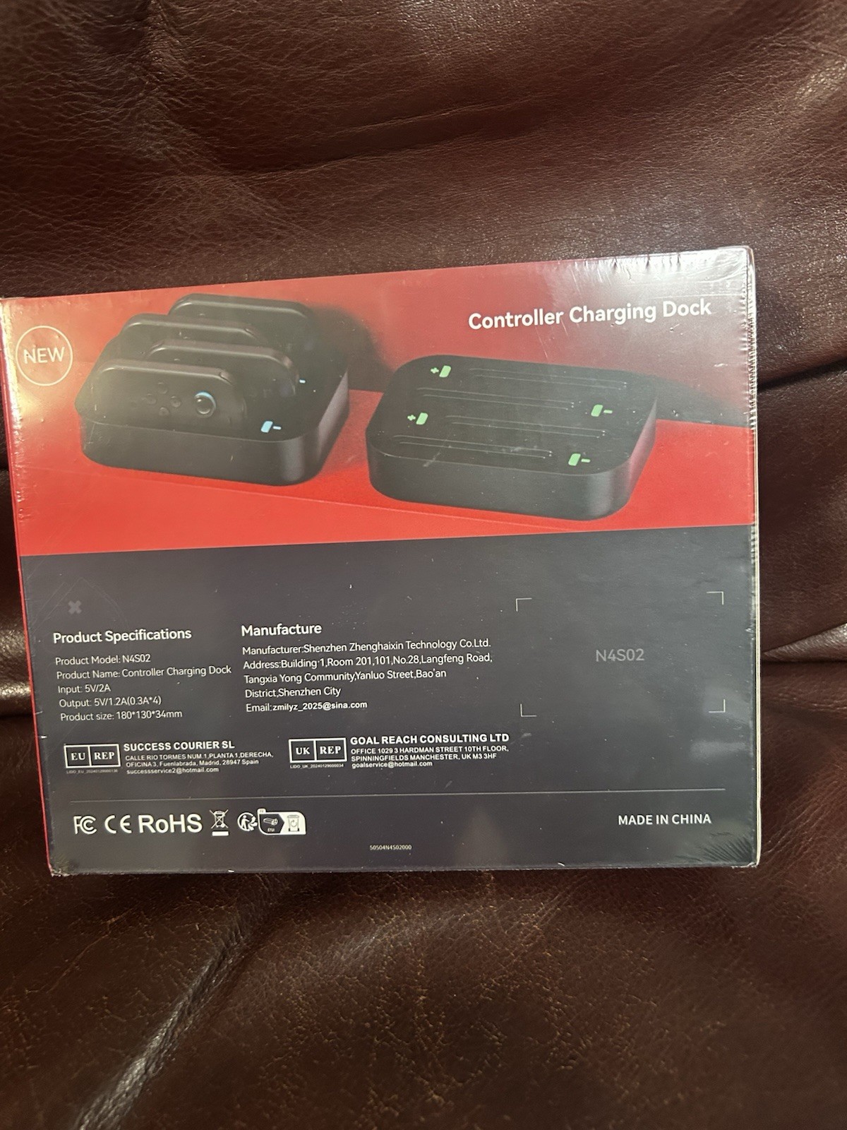 Gagaking N4S02 5V/2A Black 4 in 1 Controller Charging Dock Brand New