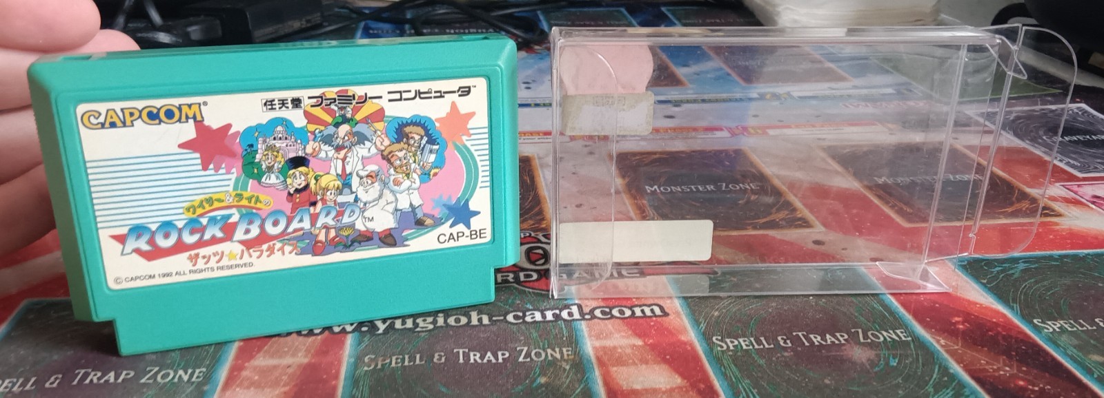 ROCKBOARD Famicom NES Nintendo Entertainment Cart. JAPANESE MEGAMAN BOARD GAME!