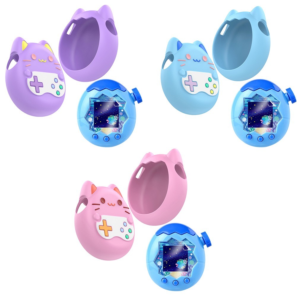 Silicone Protective Case Compatible with For Tamagotchi Paradise with Lanyard