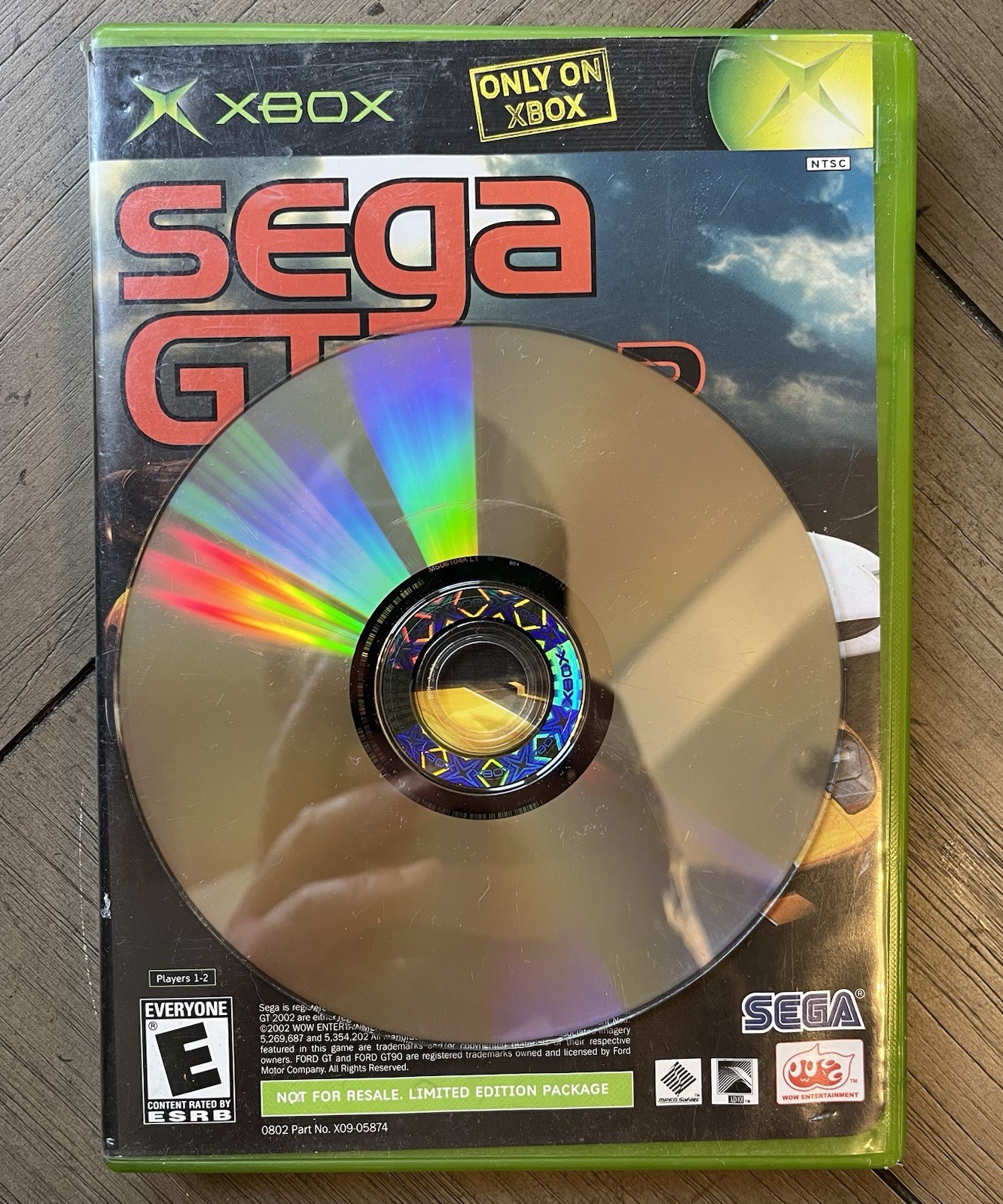 Sega GT 2002 & Jet Set Radio Future JSRF Original XBOX – Untested