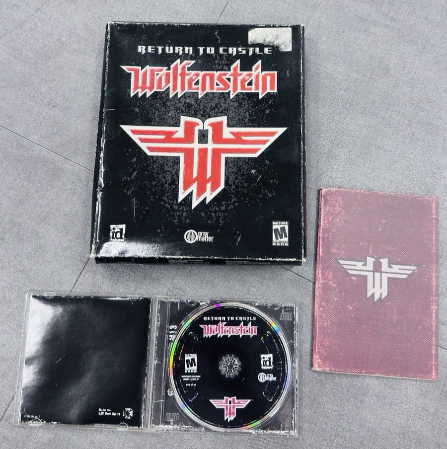 Return to Castle Wolfenstein Boxed PC CD-Rom Game with Instruction Manual