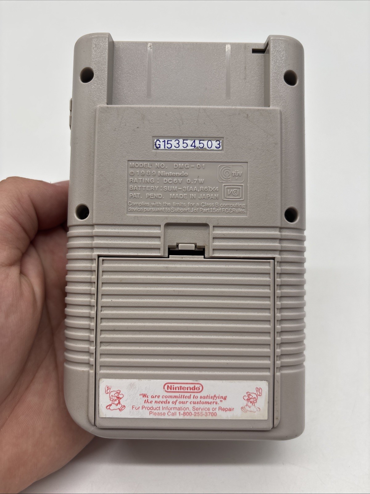 Nintendo Game Boy Original DMG-01 Console – Gray – Tested/Working/Reconditioned