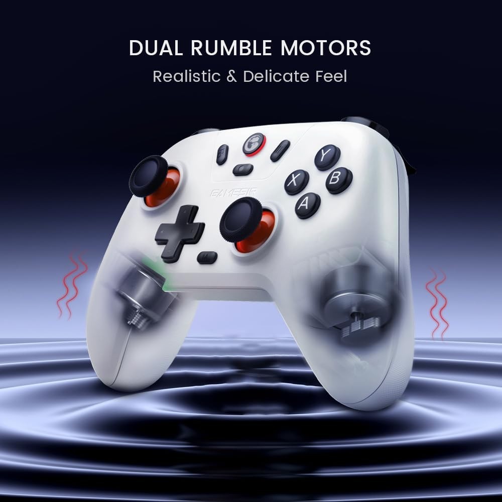 Ergonomic Bluetooth Gamepad with Turbo Function for Windows & Mobile Devices