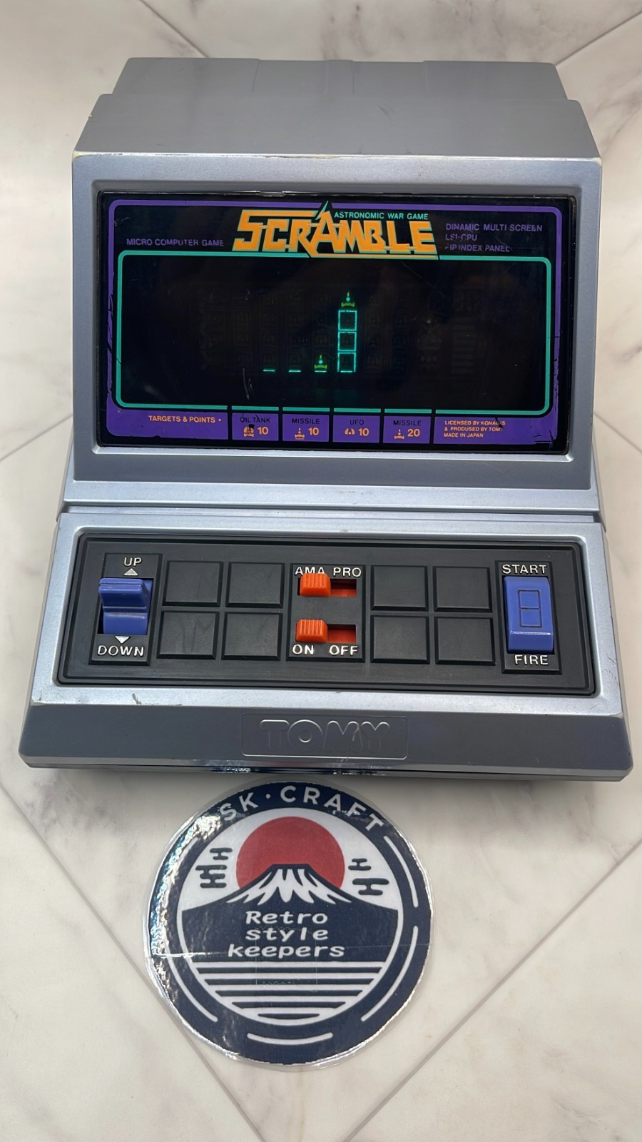Tomy LSI Game Scramble RARE Vintage Tested Working