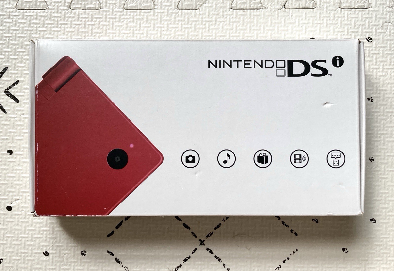 CIB Nintendo DSi Launch Edition Matte Red Handheld System W/ ALL Wrapping!