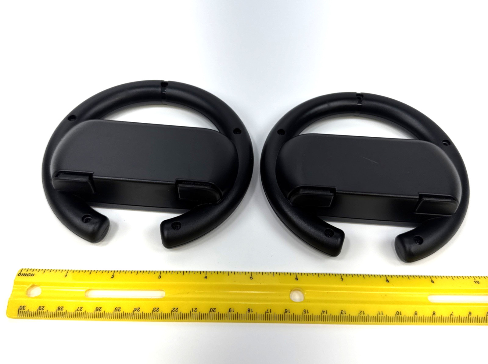 Black Steering Wheel Set for Nintendo Switch Joy-Con Mario Kart (Unbranded)